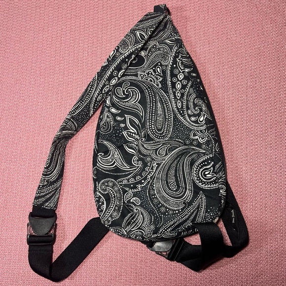 Vera Bradley Cotton Sling Backpack in Stellar Paisley Print - Picture 1 of 5